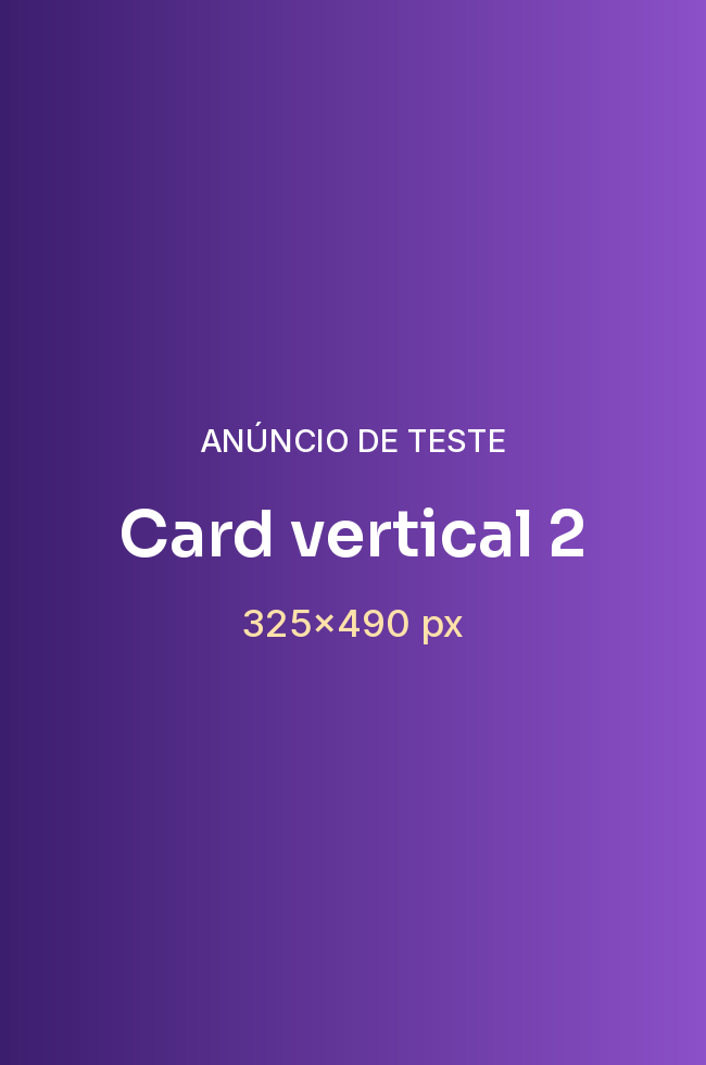 [Teste] Card vertical 2